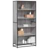 Bookcase Grey Sonoma 80.5x35x170.5 cm | Stylish Storage Solution