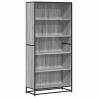 Bookcase Grey Sonoma 80.5x35x170.5 cm | Stylish Storage Solution