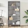 Bookcase Grey Sonoma 80.5x35x170.5 cm | Stylish Storage Solution