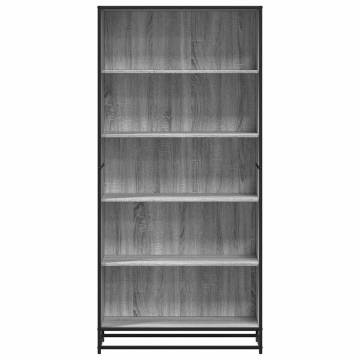 Bookcase Grey Sonoma 80.5x35x170.5 cm | Stylish Storage Solution