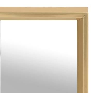 Stylish Gold Mirror 70x50 cm - Minimalist Home Decor | HipoMarket