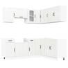 11 Piece Gloss White Kitchen Cabinet Set - Lucca Style