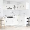 11 Piece Gloss White Kitchen Cabinet Set - Lucca Style