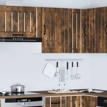 Kitchen Wall Cabinet Lucca in Smoked Oak - Stylish Storage