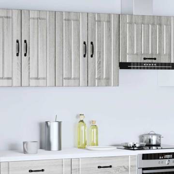 Lucca Grey Sonoma Kitchen Wall Cabinet - Durable & Stylish