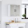 Lucca Grey Sonoma Kitchen Wall Cabinet - Durable & Stylish