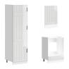 7 Piece Kitchen Cabinet Set - Kalmar High Gloss White