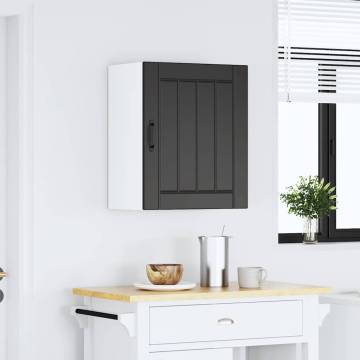 Lucca Black Kitchen Wall Cabinet - Stylish Storage Solution