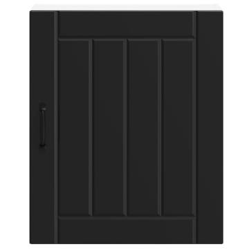 Lucca Black Kitchen Wall Cabinet - Stylish Storage Solution