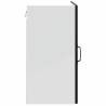 Lucca Black Kitchen Wall Cabinet - Stylish Storage Solution