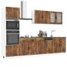  7 Piece Kitchen Cabinet Set Kalmar Smoked Oak Engineered Wood Colour smoked oak Quantity in Package 1 Number of 