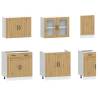 7 Piece Kitchen Cabinet Set - Kalmar Artisan Oak | HipoMarket