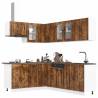  11 Piece Kitchen Cabinet Set Lucca Smoked Oak Engineered Wood Colour smoked oak Quantity in Package 1 Number of 