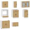 8 Piece Kitchen Cabinet Set - Kalmar Artisan Oak | HipoMarket