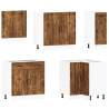 11 Piece Kitchen Cabinet Set - Lucca Smoked Oak