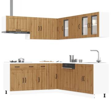 11 Piece Kitchen Cabinet Set - Lucca Artisan Oak | Hipomarket