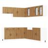 11 Piece Kitchen Cabinet Set - Lucca Artisan Oak | Hipomarket