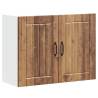  Kitchen Wall Cabinet Lucca Old Wood Engineered Wood Colour old wood Quantity in Package 1 Model 1x wall cabinet (2 doors) 80 cm Number of 