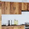 Lucca Old Wood Kitchen Wall Cabinet - Stylish Storage Solution