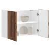 Lucca Old Wood Kitchen Wall Cabinet - Stylish Storage Solution