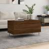 Coffee Table Brown Oak 90x44.5x45 cm Engineered Wood Colour brown oak Quantity in Package 1 