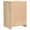 Garage Storage Cabinet Sonoma Oak - Solid Wood Pine | HipoMarket