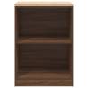 Garage Storage Cabinet Brown Oak - 60x51x85 cm Solid Wood Pine