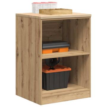 Garage Storage Cabinet Artisan Oak - Solid Wood Pine - 60x51x85 cm