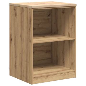 Garage Storage Cabinet Artisan Oak - Solid Wood Pine - 60x51x85 cm