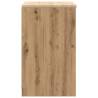 Garage Storage Cabinet Artisan Oak - Solid Wood Pine - 60x51x85 cm