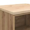 Garage Storage Cabinet Artisan Oak - Solid Wood Pine - 60x51x85 cm