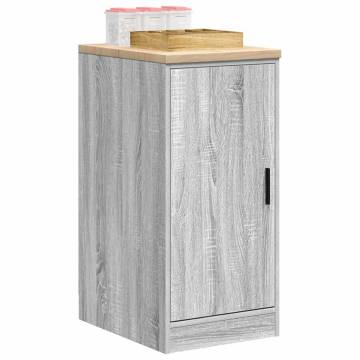 Garage Storage Cabinet Grey Sonoma - Durable Pine 40x51x85 cm