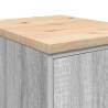 Garage Storage Cabinet Grey Sonoma - Durable Pine 40x51x85 cm