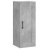 Elegant Highboard in Concrete Grey - 34.5x34x180 cm