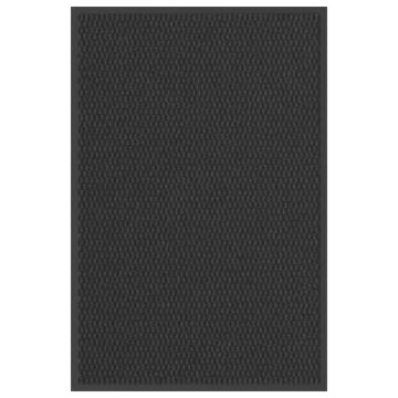 Doormat Black 60x90 cm - Durable & Non-Slip | Hipomarket UK