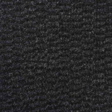 Doormat Black 60x90 cm - Durable & Non-Slip | Hipomarket UK