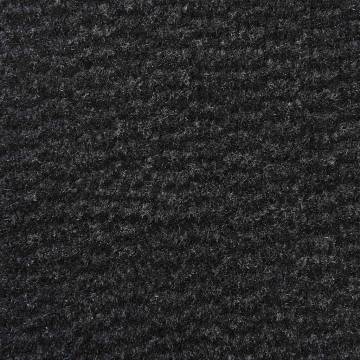 Durable Black Doormat 115x200 cm - Perfect for High-Traffic Areas