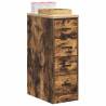  Garage Storage Cabinet Smoked Oak 30x51x85 cm Solid Wood Pine Colour smoked oak Size 30 x 51 x 85 cm Quantity in Package 1 Model 4 drawers 