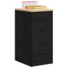  Garage Storage Cabinet Black 40x51x85 cm Solid Wood Pine Colour black Size 40 x 51 x 85 cm Quantity in Package 1 Model 4 drawers 