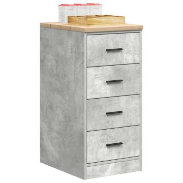 Garage Storage Cabinet Concrete Grey 40x51x85 cm | HipoMarket