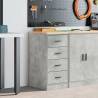 Garage Storage Cabinet Concrete Grey 40x51x85 cm | HipoMarket