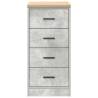 Garage Storage Cabinet Concrete Grey 40x51x85 cm | HipoMarket