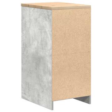 Garage Storage Cabinet Concrete Grey 40x51x85 cm | HipoMarket