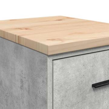 Garage Storage Cabinet Concrete Grey 40x51x85 cm | HipoMarket