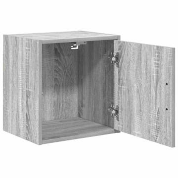 Garage Wall Cabinet in Grey Sonoma - Durable Engineered Wood