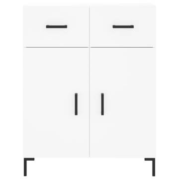 Stylish Highboard White - 69.5x34x180 cm Engineered Wood