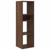 Stylish Brown Oak Book Cabinet - 34x31x112 cm | HiPoMarket