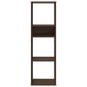 Stylish Brown Oak Book Cabinet - 34x31x112 cm | HiPoMarket