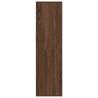 Stylish Brown Oak Book Cabinet - 34x31x112 cm | HiPoMarket