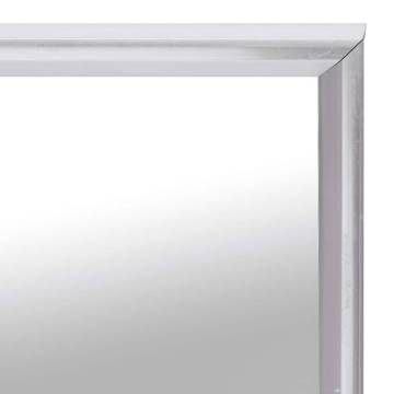 Stylish Mirror Silver 100x60 cm - Minimalist Home Decor